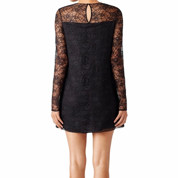 Jason Wu lace long sleeve black dress - Picture 4 of 6